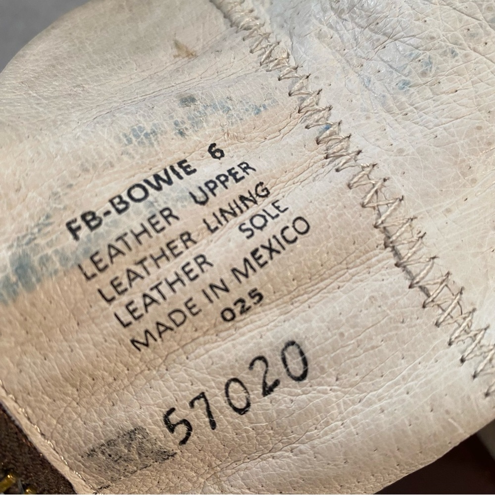 FREEBIRD by STEVEN Bowie Leather Ankle Boots - Brown - Size 6 - Picture 12 of 13